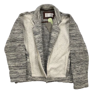 NWT Saturday Sunday / Anthropologie Moelleux Open Front Jacket Sweater Sherpa, M - Image 1 of 4