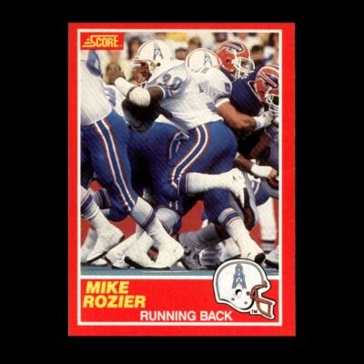 Mike Rozier 1989 Score Houston Oilers #172 R329O 41 - Image 1 of 2