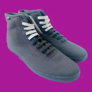 KEDS Iconic Champion Canvas Trainers, High Tops, Two Tone Lacing, Gray, UK 6 - Picture 1 of 4