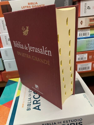 BIBLIA DE JERUSALEN.CATOLICA EN LETRA GRANDE  REVISADA Y AUMENTADA CON INDICE  - Image 1 of 4
