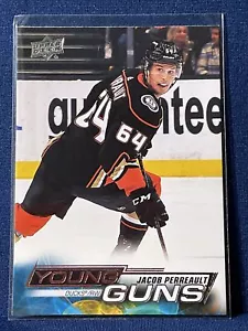 Jacob Perreault RC 2022-23 Upper Deck Series 1 Young Guns #212 Anaheim Ducks - Picture 1 of 2