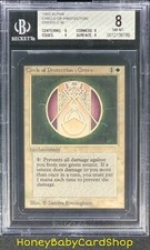 MTG Limited Edition Alpha 1993 Circle of Protection: Green BGS 8.0Q++ NM/MT