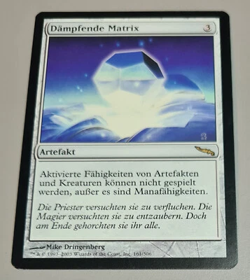 Dämpfende Matrix # 161/306 (Damping Matrix) Rare MTG MIRRODIN 2003 Mint Vintage - Bild 1 von 4