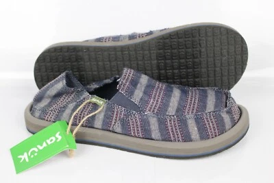 Sanuk Youth Sidwalk 冲浪毯 一脚蹬鞋 Inidigo 1138850 — 第 1/4 张图片