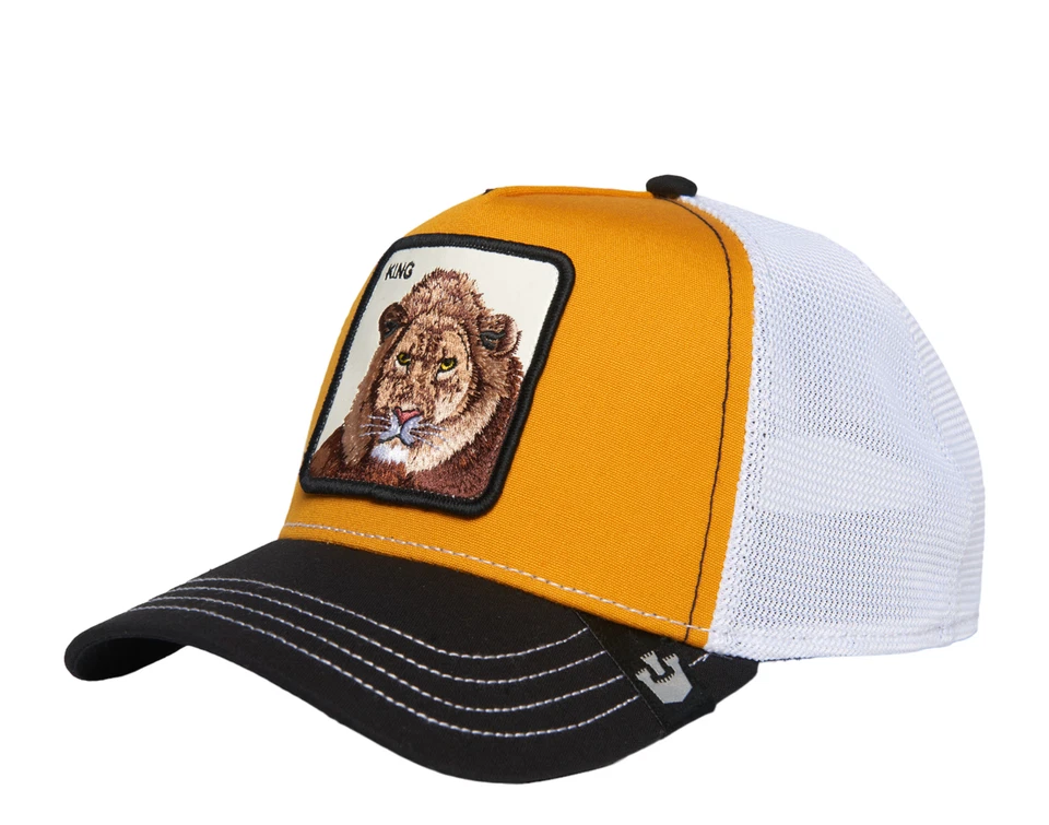 Goorin Bros MV Lion Trucker Hat Yellow/Black 101-1121-YEL - Image 1 of 1