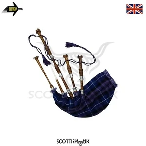 Gaitas de palo de rosa Pride of Scotland con soportes plateados y bolsa gratis - Imagen 1 de 3