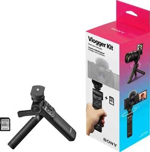 Sony ACCVC1 Vlogger Trípode / Kit de Accesorios Remoto, Pequeño, GP-VPT2BT + Tarjeta SD - Imagen 1 de 6