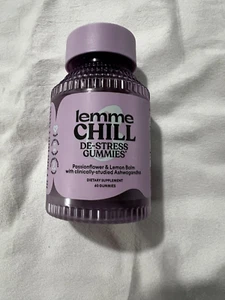 Lemme Chill De-Stress Gummies Ashwagandha & Passionflower 60 Ct Exp 09/2026 - Picture 1 of 2