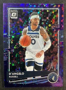 Donruss Optic Fast Break Purple Disco #57 D'Angelo Russell/95 Minnesota 2020-21 - Imagen 1 de 2