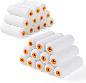 Foam Paint Roller, 24 Pack, 4 Inch Mini Paint Roller Covers, High Density Foam P - Picture 1 of 12
