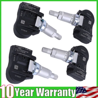 Sensor de monitoreo de presión de neumáticos 4 piezas TPMS 25981210 para Chevrolet Corvette 1997-00 Foto 1 de 4