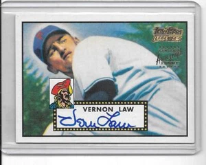 VERN LAW 2002 TOPPS LEGENDS AUTOGRAPH AUTO -PIRATES!! - Bild 1 von 1
