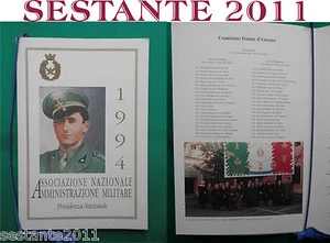 CALENDARIO ASS.ZIONE NAZIONALE AMMINISTRAZIONE MILITARE 1994 OTTIME CONDIZIONI - Imagen 1 de 1