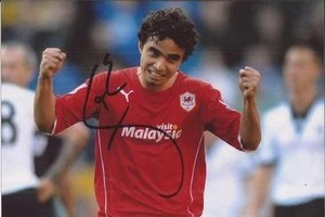 CARDIFF * FABIO DA SILVA SIGNED 6x4 ACTION PHOTO+COA - Picture 1 of 1