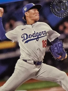 2024 Topps Update Series - 1989 Topps Baseball Yoshinobu Yamamoto #89US-29 Blue - Picture 1 of 3