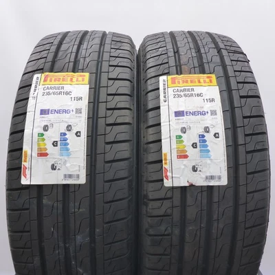 235 65 16C 2 x PIRELLI 235/65 R16C 115/113R  Sommerreifen 2022 VOLL WIE NEU WIE - Bild 1 von 4