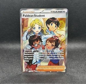 Pokemon Paldean Student 230/091 Paldean Fates Ultra Rare Full Art Holo NM - Bild 1 von 2