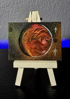 Aceo原创绘画木星 — 第 1/2 张图片