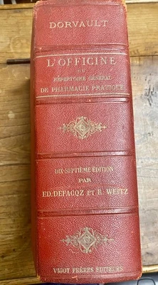 L'OFFICINE REPERTOIRE GENERAL DE PHARMACIE PRATIQUE (DORVAULT, ED. 1928, FIG.) - Photo 1/4