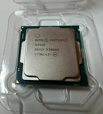 Intel Pentium G4560 3.5GHz LGA 1151 3MB 8GT/s Dual Core CPU Processor - Image 1 of 2