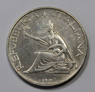 1961 意大利 500 利尔 0.835 银币   — 第 1/2 张图片