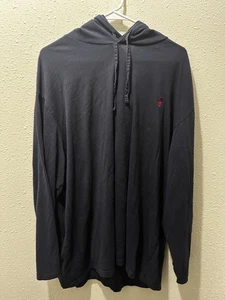 Polo Ralph Lauren Navy Blue Long Sleeve Lightweight Hoodie 3XB Big - Picture 1 of 7