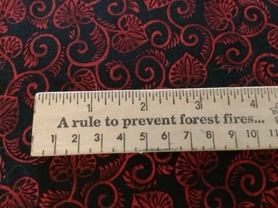 ALEXANDER HENRY FABRICS COLLECTION - KYOTO HOLLYHOCK (2006)- 1 YARD - Image 1 of 3