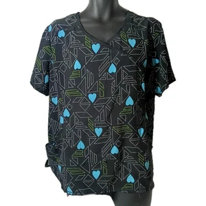 Cherokee Infinity Scrub Top Heart Women's Size XXL - Picture 1 of 4
