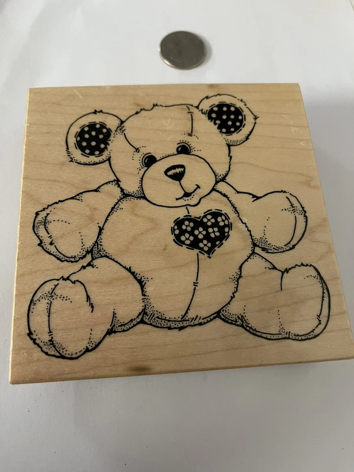 Oso de peluche PSX sello de goma K-980 RELLENO - Envío gratuito Foto 1 de 4