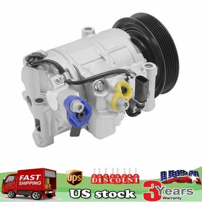 Compressor AC A/C para 2006 2007 2008 2009 2010 2011-2015 AUDI A5 A6 A7 Q5 S4 S5 - Imagem 1 de 4