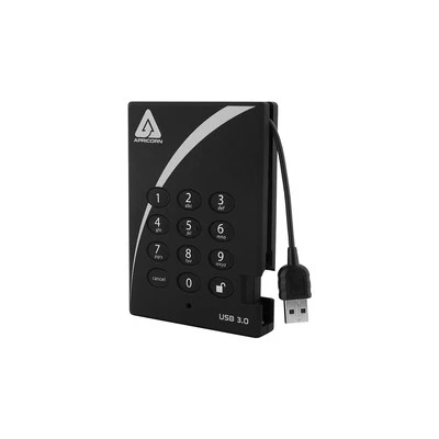 Aegis Padlock 3.0 2 TB USB 3.0 External Hard Drive, Black (A25-3PL256-2000) - Image 1 of 4
