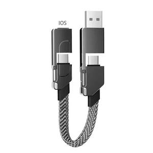 4-In-1 Multi USB Type-C Charging Cable Fast Charger Ladekabel For iPhone Android - Bild 1 von 10