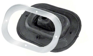 OER Shift Boot and Chrome Retainer Plate For 1967-1969 Firebird & 1967-1972 GTO - Picture 1 of 5