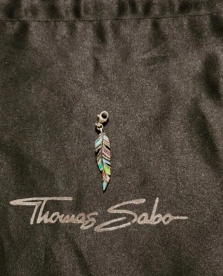 THOMAS SABO Charm-Anhänger Ethno Feder, 925 Sterlingsilber, Y0034-340-7 - Bild 1 von 2