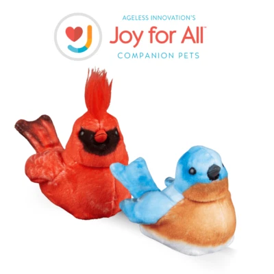 AGELESS INNOVATION Joy For All Walker Squawker Bird Companion Chirps Sings Elderly Living Aid NEW