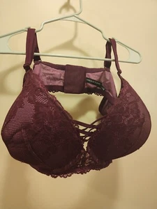 Torrid Push Up Plunge Lace Convertible Purple Bra - Bild 1 von 2