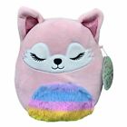 Nwt Kellytoy Squishmallows 8" Alessi The Fox With Fuzzy Belly Htf Free Shipping