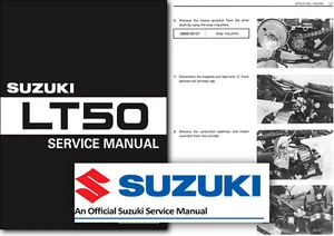 Suzuki LT50 Kids QUAD Service Manual - Workshop Shop 1985 to 2004 - Picture 1 of 2