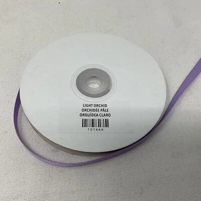 Stampin Up Ribbon New LIGHT ORCHID 1/4" Grosgrain Ribbon 15 Yards - Image 1 of 2