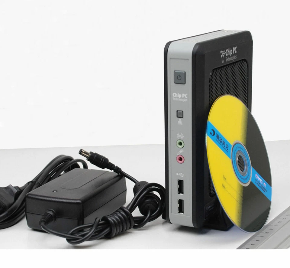 Micro Computer Chip-PC CPU Intel Atom N270 1600MHz 4 GB SSD Hard Disc 2 GB DDR2 - Image 1 of 1