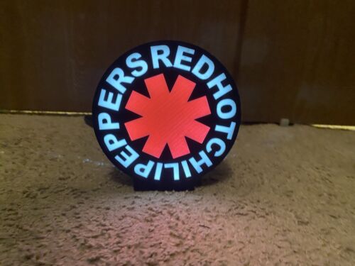 Lightbox Red Hot Chili Peppers illumine couleurs personnalisées