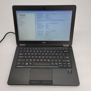 Dell Latitude E7250 Core i5-5300U 2.30GHz 8GB  500GB SATA 12.5"-*** Boot to Bios - Picture 1 of 19