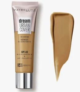 Maybelline Dream Urban Cubierta Cobertura Completa FPS40 30mL 340 Cappuccino - Imagen 1 de 3