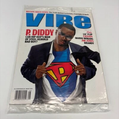 Vibe Magazine Diddy Puff Daddy P Diddy Cover Issue August 2004 Foto 1 de 4