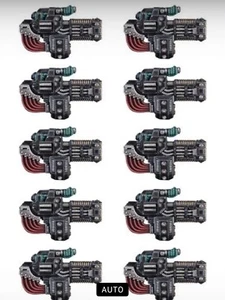 Space Marine Heavy Weapons Volkite Culverins X 10 Horus Heresy Warhammer 40k - Picture 1 of 2