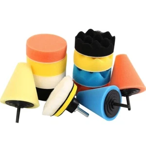 14 Pcs 3 inch Buffing Polishing Pads for Drill Adapter Car Auto Polisher - Picture 1 of 11