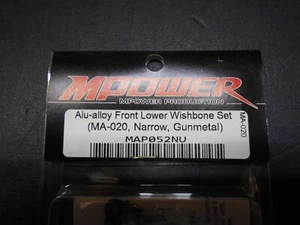M Power Racing 1/28 Part No MAP052NU Fr lwr wishbone set Narrow Mini Z Atomic - Picture 1 of 2
