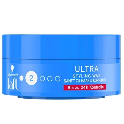 75ml taft Ultra Wax styling wachs Struktur ultra starker Halt 24h Kontrolle - Bild 1 von 3