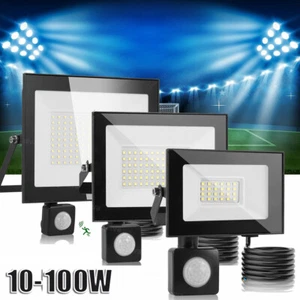 Foco LED Exterior Inundador con Detector de Movimiento 10W 20W 30W 50W 100W Proyector de Construcción - Imagen 1 de 23