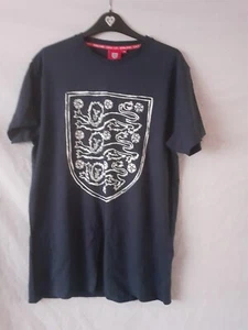 Mens Navy Blue 100% Cotton Football T Shirt Size M The Football Association 2016 - Picture 1 of 4